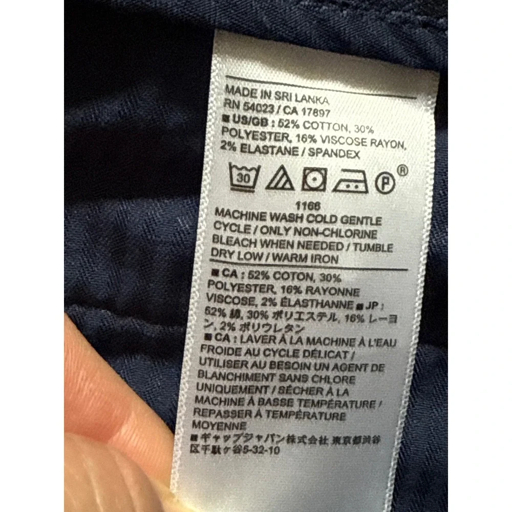 Banana Republic Slim Tapered Fit Mens Dress Pants Blue Plaid‎ Size 32x30